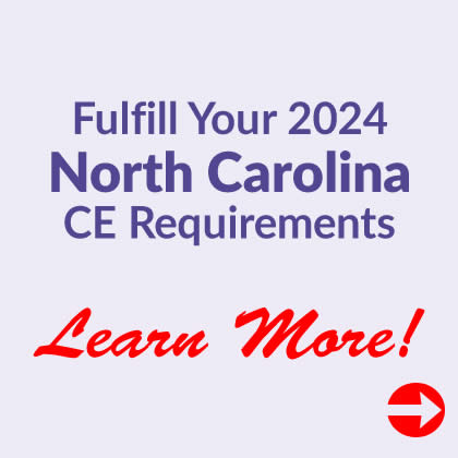 Fulfill Your North Carolina CE Requirements!