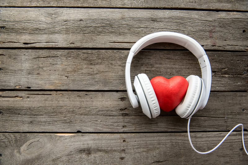 Listening to music has heart health benefits.